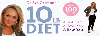 Lose 10 lb in 3 or 12 weeks with Dr Eva’s fast or slow diet plans and low-calorie recipes