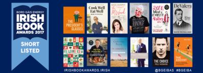 12 Gill Book authors nominated for The Bord Gáis Energy Irish Book Awards 2017